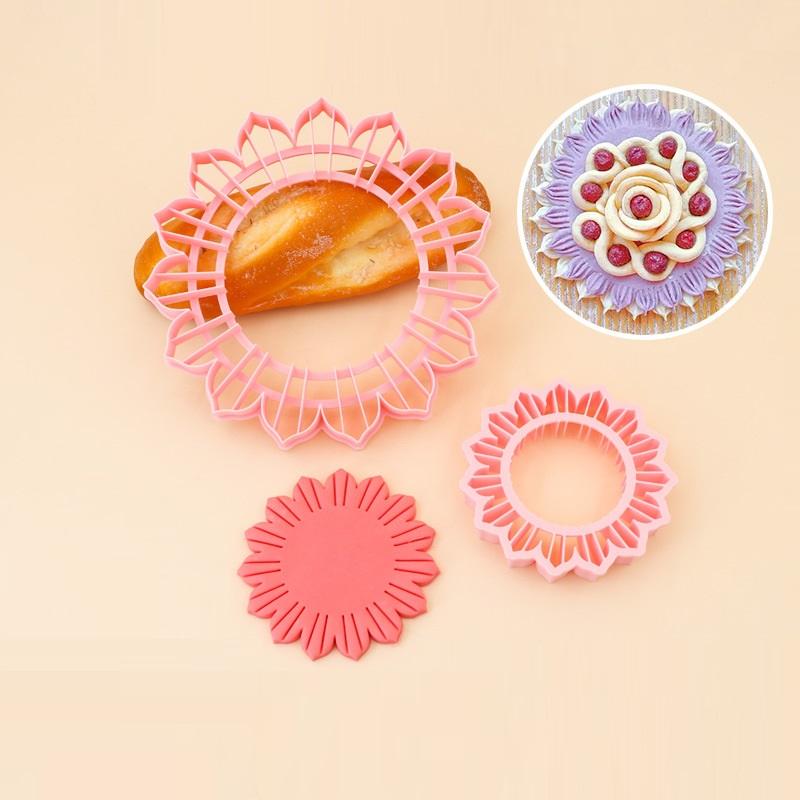 Pasta Cut Flower Mold Baking Mold Pastry Cutter Dough Cookie Press Cake Biscuit Stamp Moulds Kitchen Baking Tools