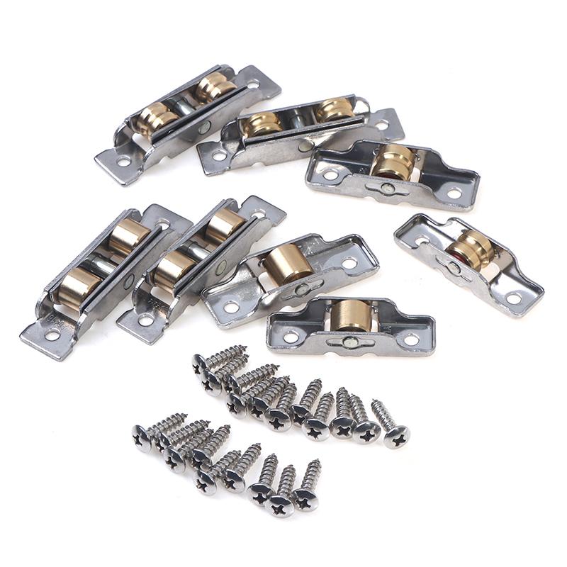 Раздвижные колеса Ролики Тяжелые бесшумные ролики для раздвижных дверей из нержавеющей стали Мебельная фурнитура