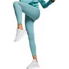 Puma Высокая талия Бег Фитнес Тренировки Элегантные однотонные спортивные брюки Nine Point женские плавки темно-синего цвета 520267-48