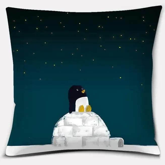 Colorful Abstract Series Double-Sided Printed Pillow Cover Short Plush Suitable Living Rooms Bedrooms Sofas Throw Cushion Cover