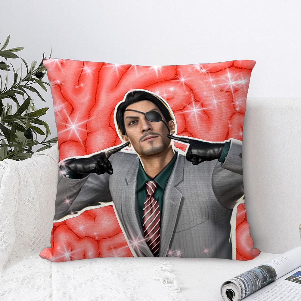 Love GGoro Majima YYakuza Pillow Case Sofa Decorative Home Doublesided Print Plush Square Throw Pillow Covers Cushion Decor
