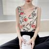 V-neck Suspender Vest for Women with Summer Acetic Acid Satin Casual Top Versatile Thin Suspender Vest
