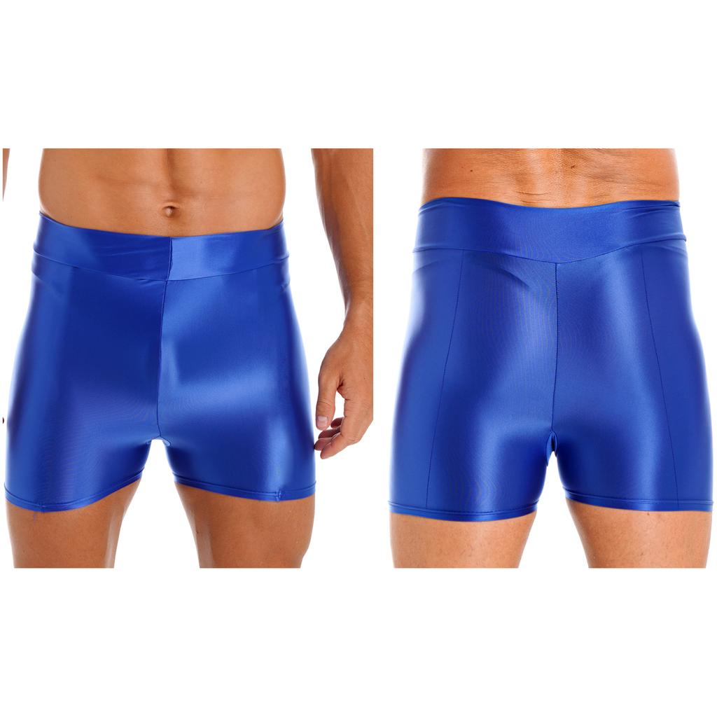 Мужские глянцевые шорты для плавания, купальники, короткие леггинсы для занятий спортом, йогой, серфингом