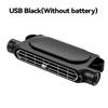 1 Speed Adjustable USB Car Seat Cooling Fan Built-in 1111mAh Battery Portable Headrest Air Cooler Auto Interior Accessory