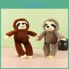 Очаровательная мягкая игрушка-брелок ленивец Идеально для украшения рюкзака Подарки