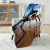 1PC Italian Abstract Shark Crab Blanket Warm Soft Fluffy Kids Adult Luxury Gifts for Sofa Bed Home Outdoor Travel Camping