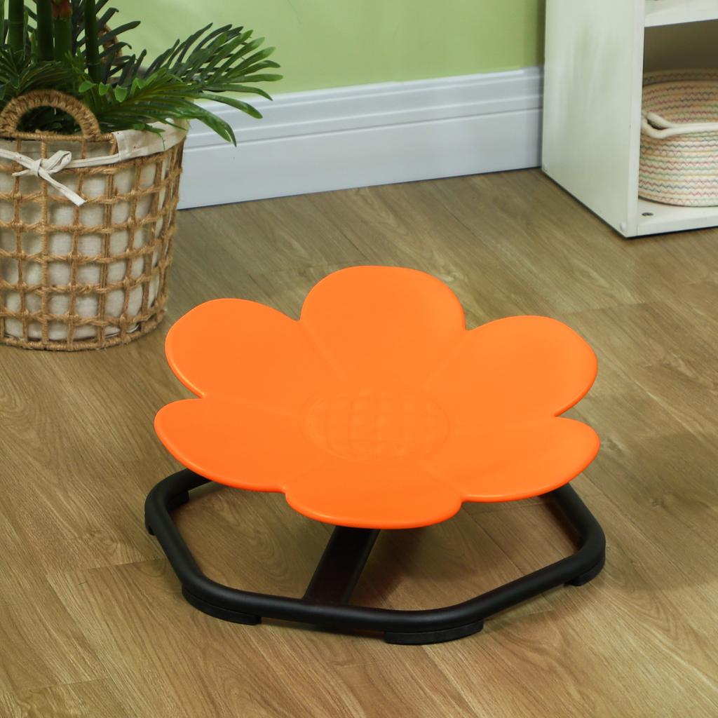 Sensory Spinning Chair For Kids For Coordination Balance Orange