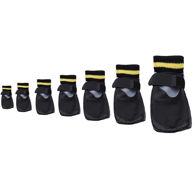 Уличные носки для собак, непромокаемые, износостойкие, нескользящие, водонепроницаемые, эластичные туфли, фиксированные для всех собак