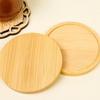 5pcs Creative Bamboo Coasters Heat-resistant Tea Cup Mats Crafts Anti Scalding Pad  Bowl