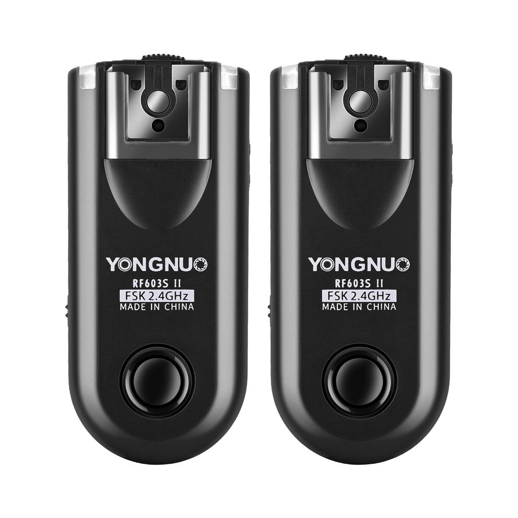 YONGNUO RF603II S1 2.4G Wireless Flash Trigger Transmitter 16 Channels 100M Transmission Range