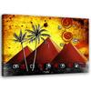 Canvas Print Africa Pyramids Palms