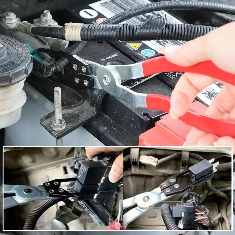 Щипцы для извлечения автомобильных реле Универсальные вставки для предохранителей автомобильных реле Плоскогубцы для извлечения Автомобильный зажим Ручные инструменты для разборки