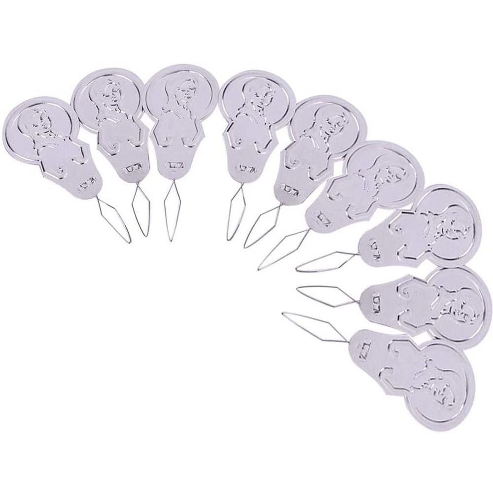 200Pcs DIY Embroidery Bow Wire Needle Threader Stitch Tool Wire Leader Sewing Stitch Sewing Crafts