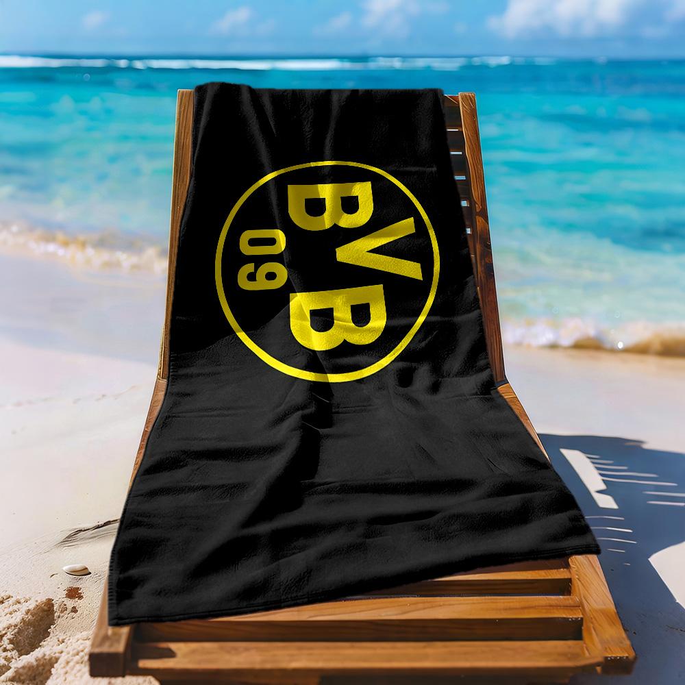 Borussia Dortmund Beach Towel Super Soft Microfiber Quickdry Fabric Comfortable Lightweight