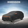 X AUTOHAUX CX30 Кузов Спанбонд Новая Водонепроницаемая Ткань Флис Поверхность Краски Дождь Автомобиль Град Ветер Веревка Сильный Ветер Сторона Ночная Безопасность Солнечный Ожог Замерзание