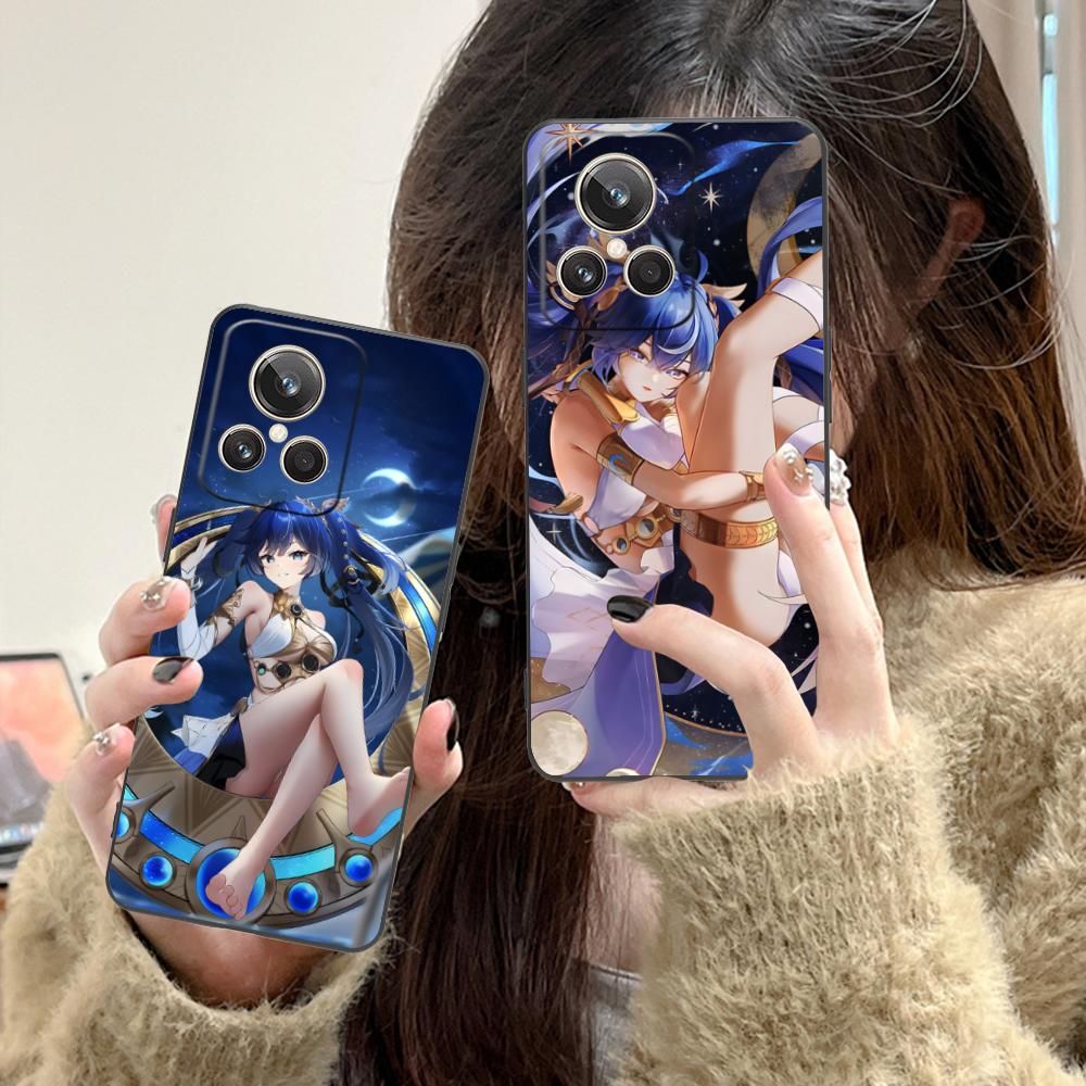 Чехол для мобильного телефона Wuthering Waves Luno из матового ТПУ для Realme 15 14 13 12 11 10 9 Pro Plus T i Lite 5G, цветная печать