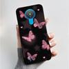 Для Nokia 1.4 TA-1322 Nokia 3.4 TA-1288 TA-1285 TA-1283 Чехол Модный Чехол для Телефона с Рисунком Цветов Черный Мягкий Силиконовый Задний Чехол