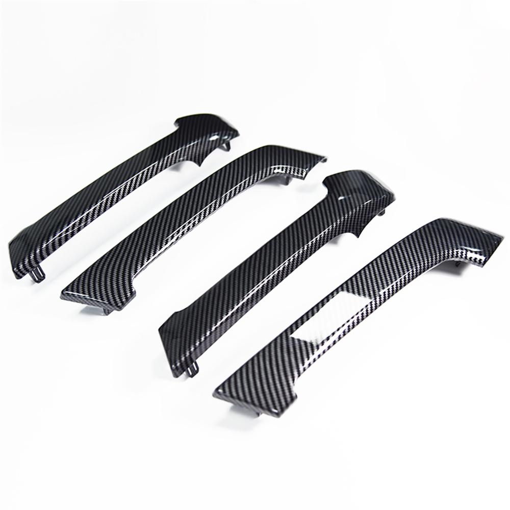 Внутренняя дверная ручка для Toyota Prado LC150 карбоновое волокно (Комплект из 4 предметов)