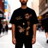 Мужская футболка DRAKE Графические футболки Топы Мужская одежда Хлопок Мужские футболки Новые рубашки и футболки Y2K Оверсайз Высококачественные