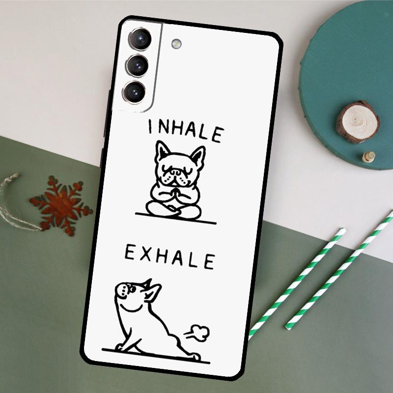 Funny french bulldog Phone Case For Samsung Galaxy S26 S24 Ultra S20 S21 S22 S23 S25 Plus S10 S25 FE Back Cover