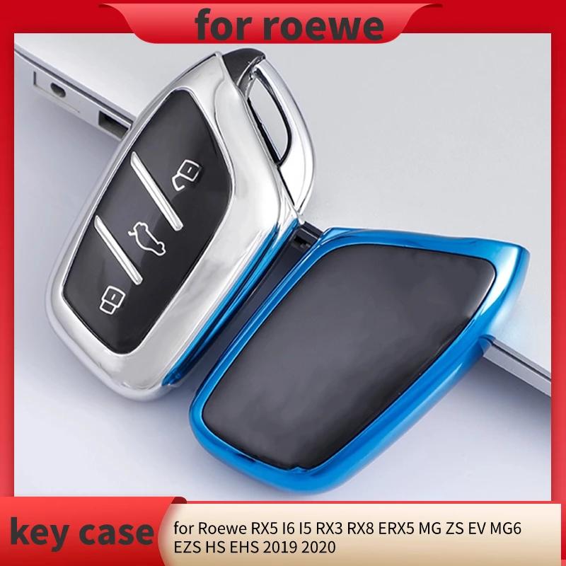 Чехол-брелок из ТПУ для Roewe RX5 I6 I5 RX3 RX8 ERX5 MG ZS EV MG6 EZS HS EHS 2019 2020, чехол для дистанционного ключа автомобиля, аксессуары
