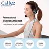 Casque Téléphone Fixe - CALLEZ - Dual 2,5 mm - Micro Anti-Bruit - Sans Fil - Ergonomique