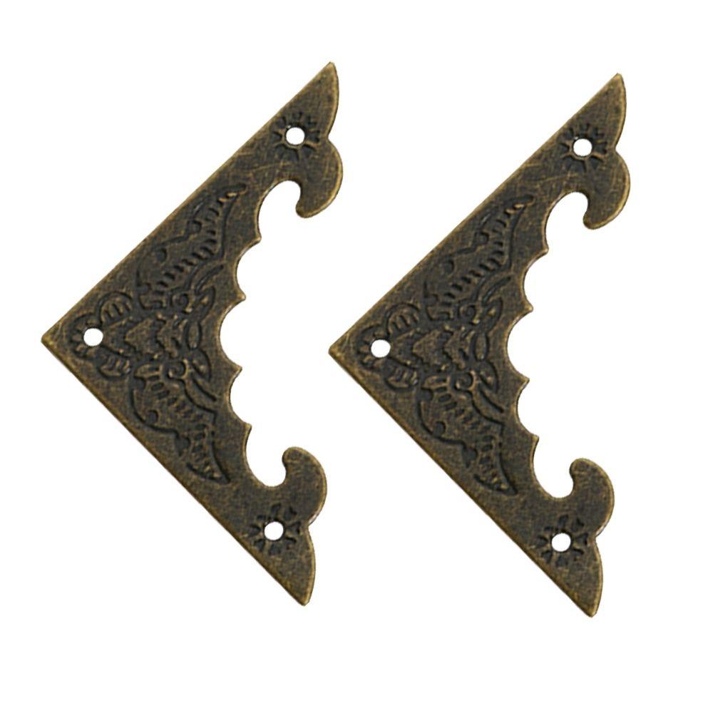 Carved Jewelry Box Wooden Box Protect Cover Corner Foot Corner Brackets Corner Protector