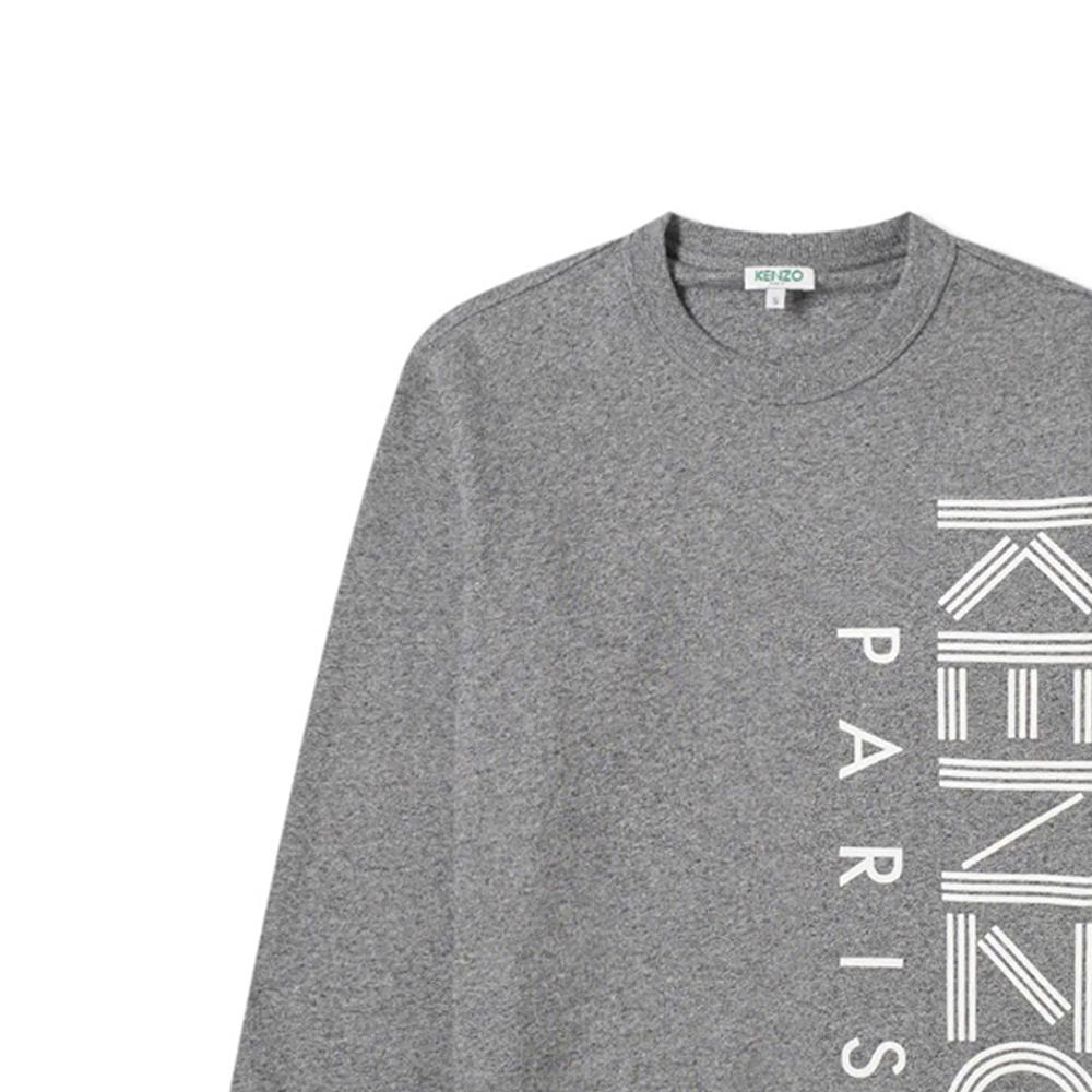 KENZO Sweatshirts Men's Gray Crew Neck Moderate Straight Fit F965SW1324MD-98
