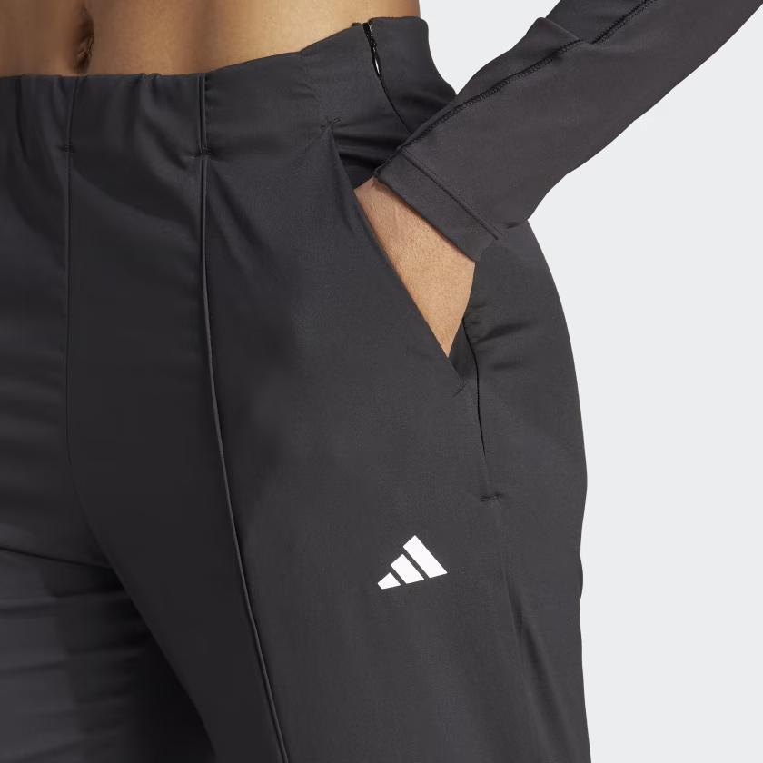 adidas Aeroready Train Essentials Минимальный брендинг тканые брюки женские плавки черные IJ5923