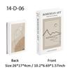 Bauhaus Decorative Books Open Luxury Fake Book Storage Box Home Decor Matisse Boho Monet Coffee Table Shelf Interior Decoration