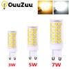 Selling LED G9 Lamp Bulb AC 220V 3W 5W 7W 2835 SMD Chip Ceramic LED Light Bulb Replace Halogen G9 for Chandelier Energy Saving