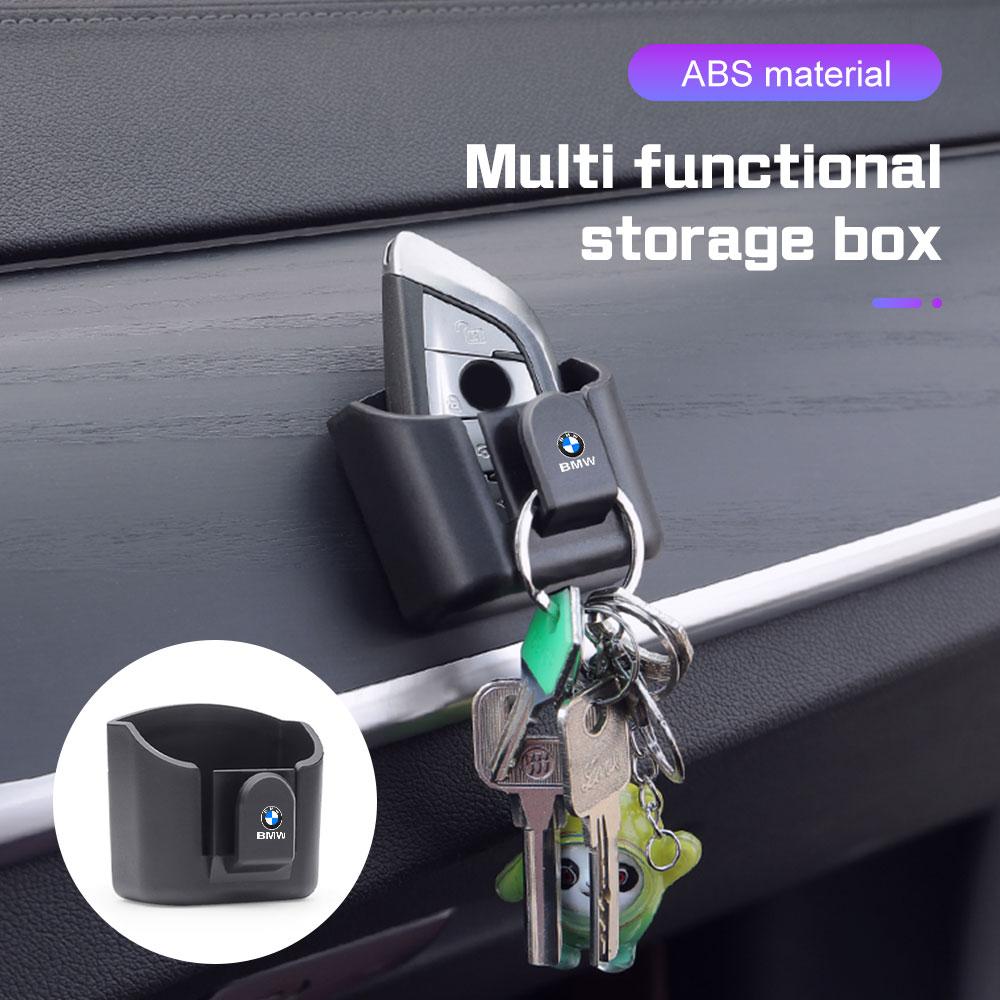 BBLB5 For BMW E36 E39 E46 E60 E90 E90 F10 F30 G20 G21 G30 G11 F15 Car Key Storage Box With Hook Adhesive Box Car Dashboard Key Holder