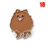 1PC Cartoon Pendant Dog Jewelry Dogs Brooches Pins Dachshunds Corgi Badge Decorated Cute Brooches