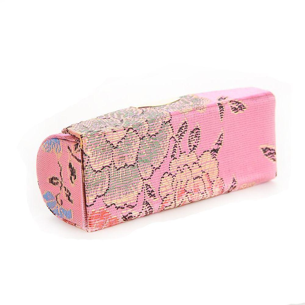 Дизайн из зеркального шелкового сатина Косметички Упаковочная коробка Футляр для губной помады Коробка для губной помады Держатель для губной помады