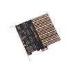 Адаптер PCIe на M.2 PCI Express X1 3.0, 4 порта, ключ B, M.2 NGFF, SATA SSD, адаптер PCI-E, карта расширения M.2, райзер