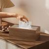 Creative walnut tissue box, decorative gift, suitable for living rooms and bedrooms