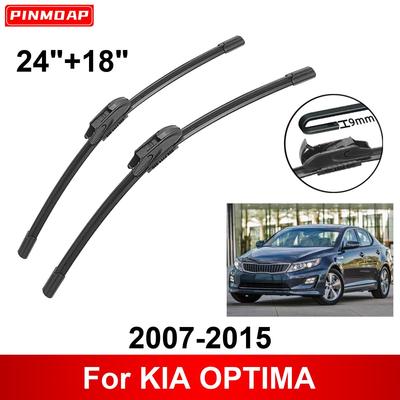 Автомобильный стеклоочиститель для KIA OPTIMA 2007-2015 24" + 18" Передние и задние щетки стеклоочистителя щетки резаки аксессуары 2007 2008 2009 2010 2011 2012 2013 2014 2015