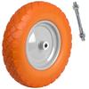 Tubeless Wheelbarrow Wheel 4.00-8 Orange and White Humberg