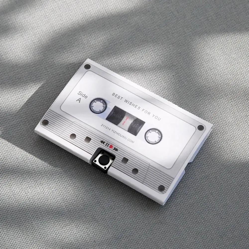 Elegant Message Recording Cassette Stylish Recording Voice Tape Card Party Gift