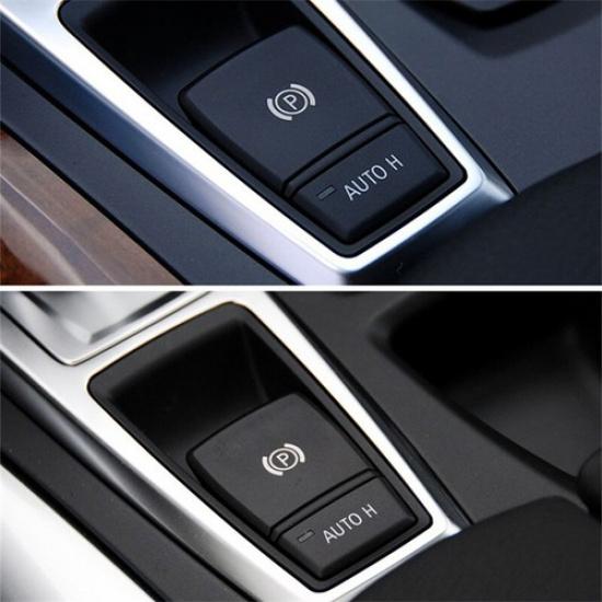 Black Car Console Handbrake Parking P Button Replacement For BMW X 5 X6 E70 E71