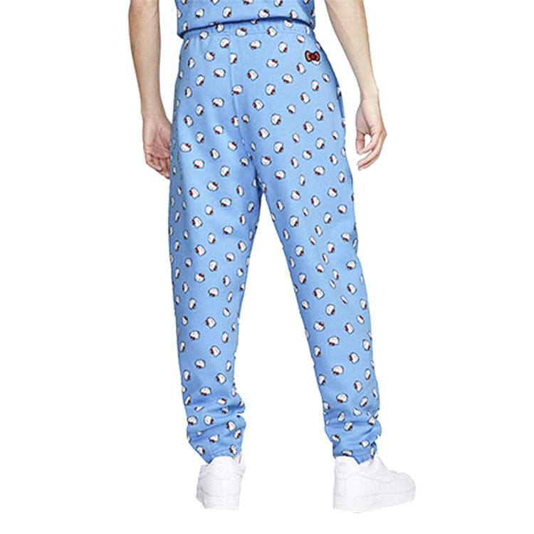 Nike Спортивные штаны Hello Kitty (Азия) Синяя мужская уличная одежда DR5518-412