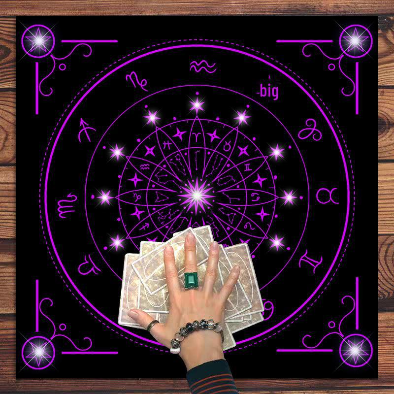 Нескользящая износостойкая скатерть Таро для украшения комнаты