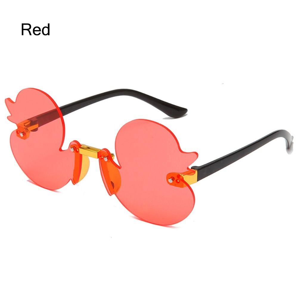 Colorful Children's Sunglasses UV400 Protection Party Decorative Glasses Rimless Shades  for Kids
