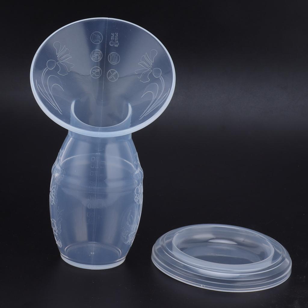 Новый модный пищевой силиконовый ручной насос для кормления грудью, бутылочка-коллектор, прозрачный