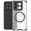 For Xiaomi 14 Case Compatible with MagSafe Translucent Honeycomb TPU+PC Phone Cover