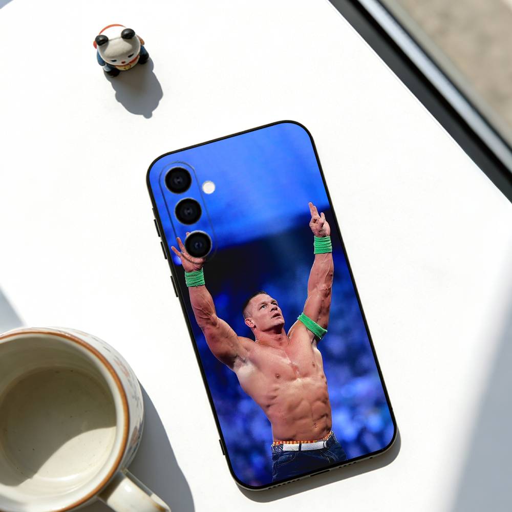 Чехол для телефона рестлера Джона Сины Мягкий черный Для Samsung Galaxy A73,A72,A71,A70,A53,A52,A51