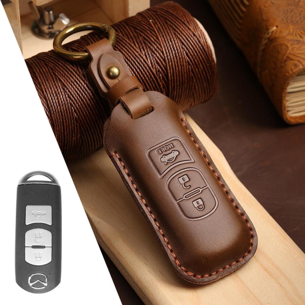 Защитный набор из коровьей кожи для ключей Mazda Atenza и Axela