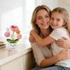 Вязаные крючком вручную кашпо для растений, креативные подарочные украшения ко Дню матери, вязаные декоративные орнаменты для комнатных растений (1 кусок)