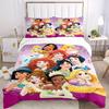 3pcs Disney Princesses Bedding Set - Includes 1 Quilt Cover and 2 Pillowcases, Comfortable Bedding with Stylish Design for Bedroom, Machine Washa