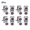8PCS Twin Shower Screen Door Rollers/Runners/Wheel Top & Bottom 23mm Replacement